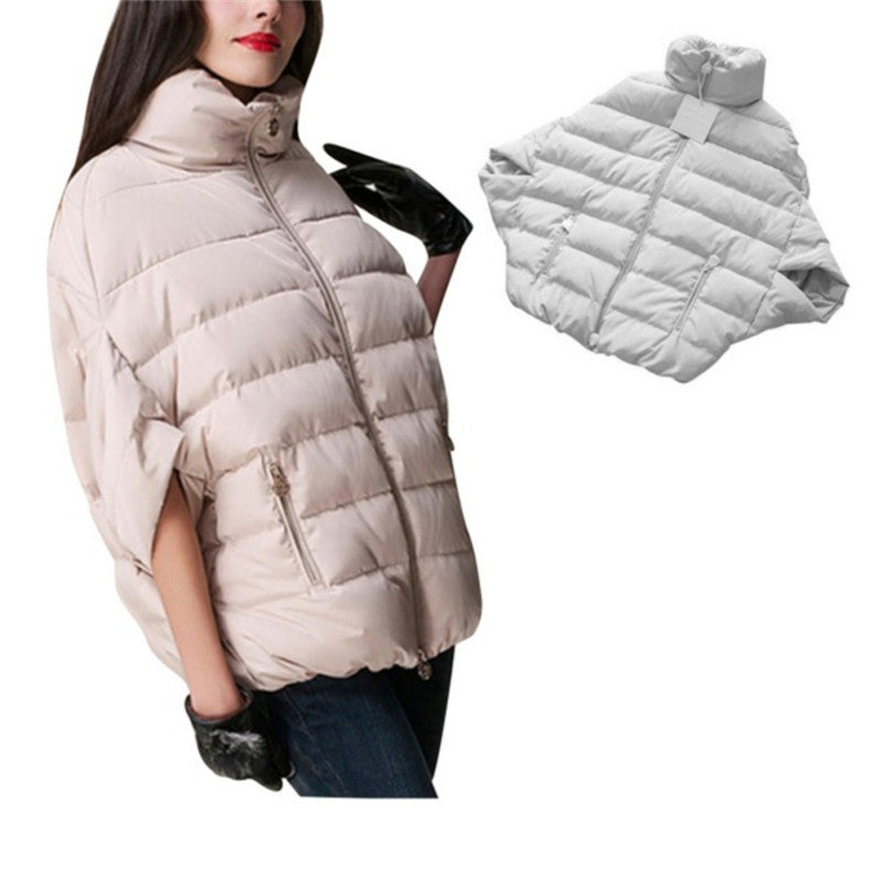 Winter Warm Women Bat Sleeve Down Coat Parka Cotton-Pad Jacket Outwear S-XL X16-Dollar Bargains Online Shopping Australia