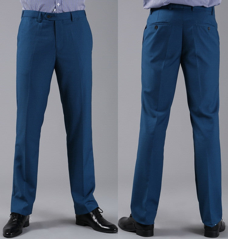 Formal Wedding Men Suit Pants Fashion Slim Fit Casual Brand Business Blazer Straight Dress Trousers H0284-Dollar Bargains Online Shopping Australia
