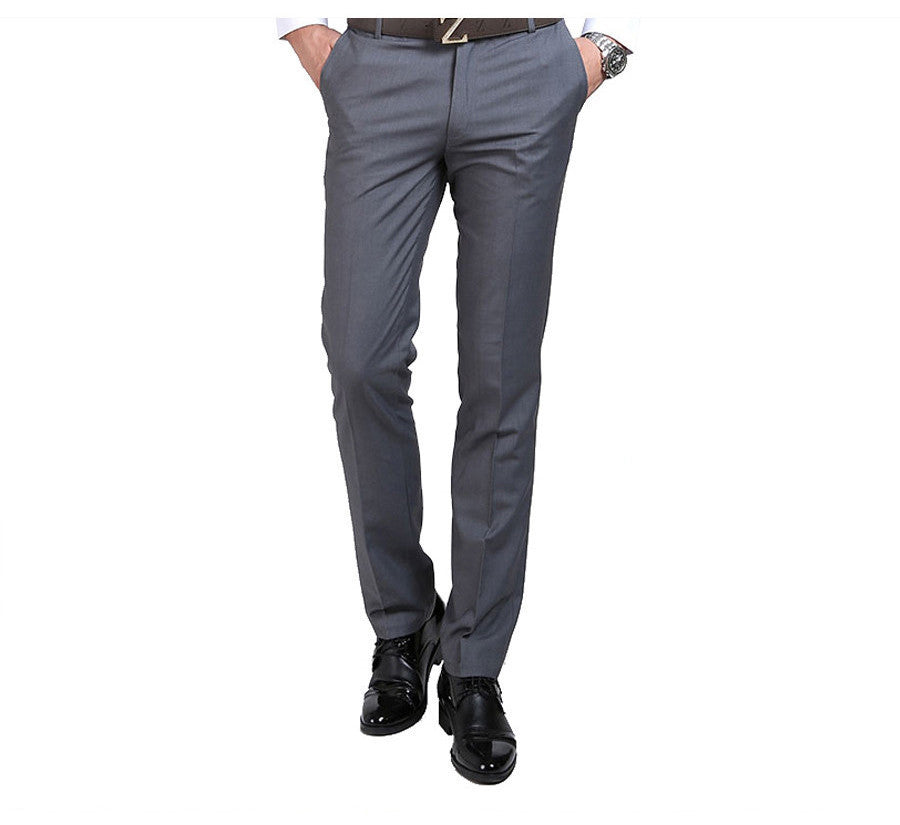Men Luxury Suit Pants Social Dress Pants Mens Slim Fit Formal Blazer Trousers Arrival Pantalon Costume Homme Black B065-Dollar Bargains Online Shopping Australia