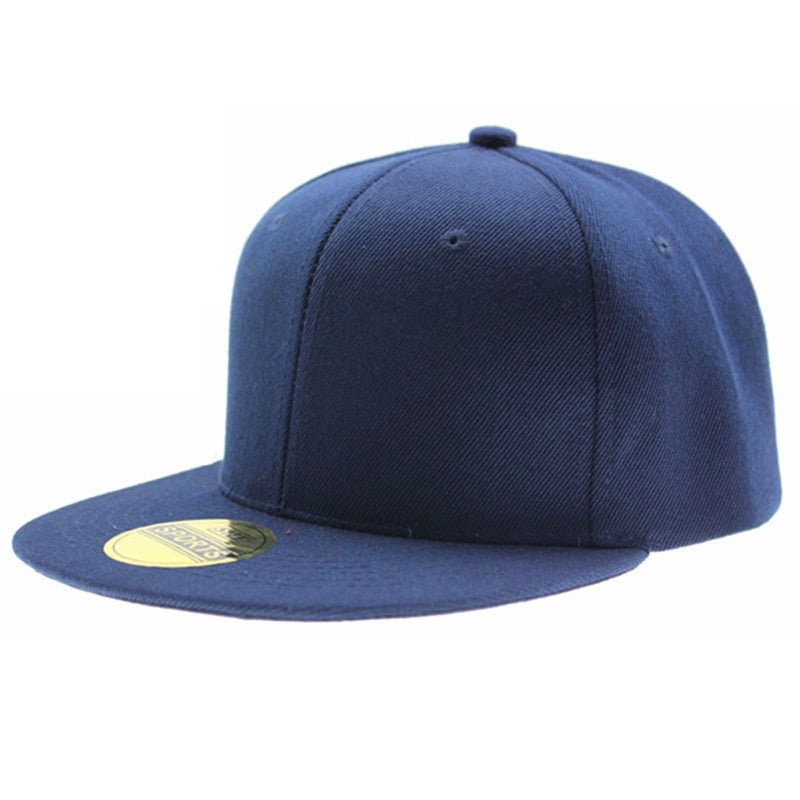 Adjustable Men Women Baseball Cap Solid Hip Hop Snapback Flat Peaked Hat Visor-Dollar Bargains Online Shopping Australia