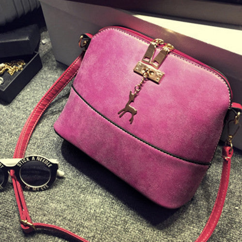 vintage Nubuck Leather Women Bags Fashion Small Shell Bag Women Shoulder Bag Summer Casual Crossbody Bag-Dollar Bargains Online Shopping Australia