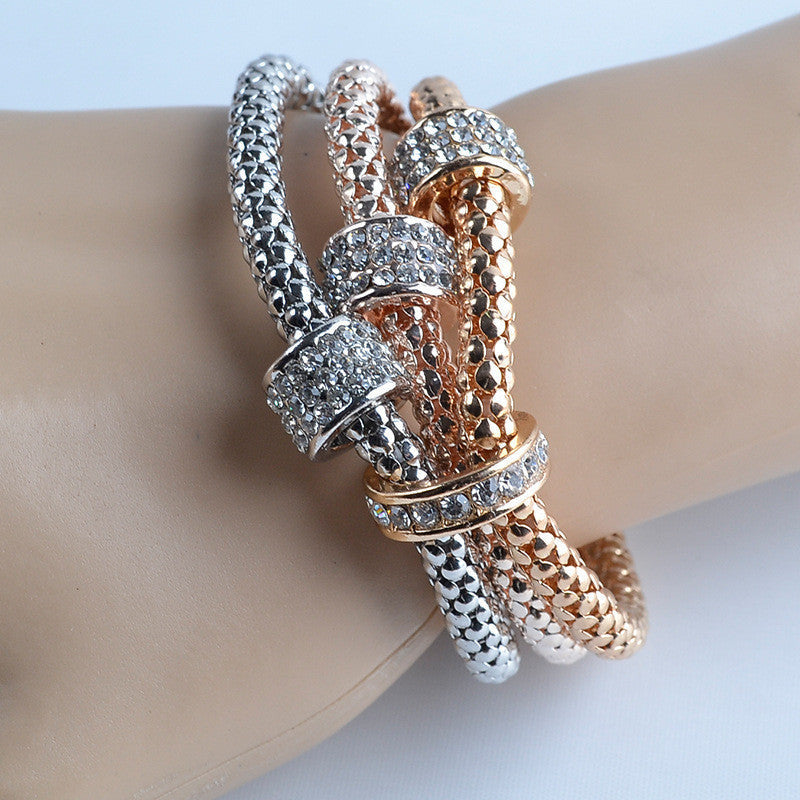 Online discount shop Australia - New arrival 3Pcs/set Multilayer Bracelets starfish/love Charm Bracelets for women/girls Valentine's Day gifts