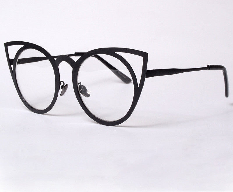 Women sunglasses Vintage cat eye Sun glasses Metal Eyeglasses Frames Mirror shades Sexy Sunnies ss309-Dollar Bargains Online Shopping Australia