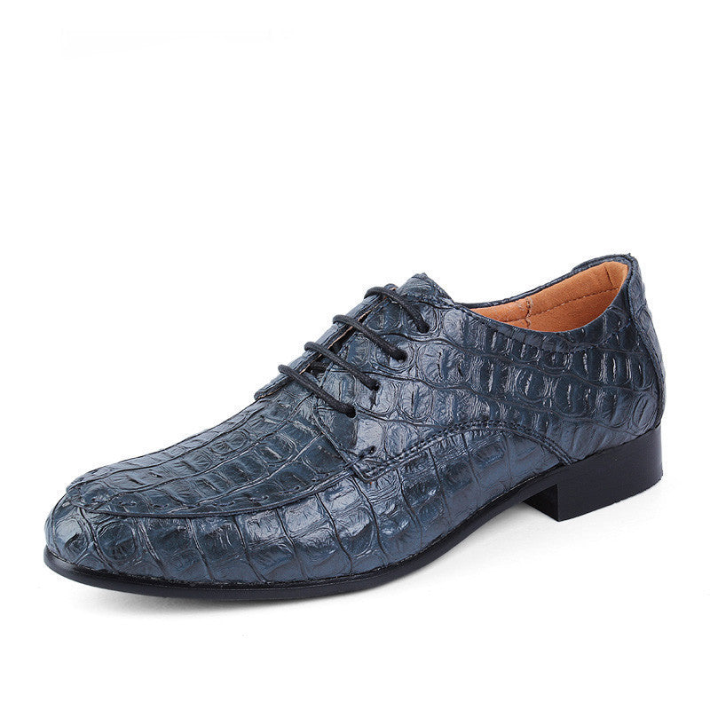 Handmade genuine leather men shoes, Fashion flat shoes, Crocodile business dress shoes,Men oxford zapatos hombre-Dollar Bargains Online Shopping Australia