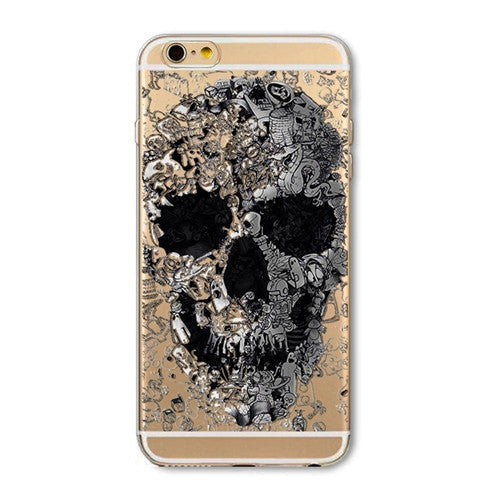iPhone Case Cover For iPhone 6 6s 4.7" Ultra Soft TPU Silicon Transparent Flowers Animals Scenery Mobile Phone Bag Cover-Dollar Bargains Online Shopping Australia