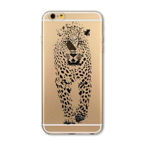 iPhone Case Cover For iPhone 6 6s 4.7" Ultra Soft TPU Silicon Transparent Flowers Animals Scenery Mobile Phone Bag Cover-Dollar Bargains Online Shopping Australia