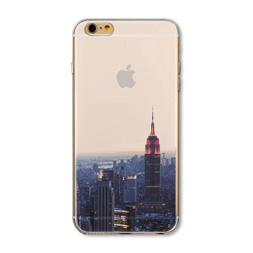 iPhone Case Cover For iPhone 6 6s 4.7" Ultra Soft TPU Silicon Transparent Flowers Animals Scenery Mobile Phone Bag Cover-Dollar Bargains Online Shopping Australia