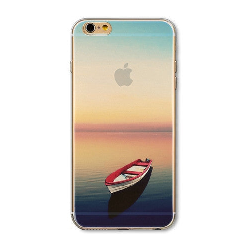 iPhone Case Cover For iPhone 6 6s 4.7" Ultra Soft TPU Silicon Transparent Flowers Animals Scenery Mobile Phone Bag Cover-Dollar Bargains Online Shopping Australia