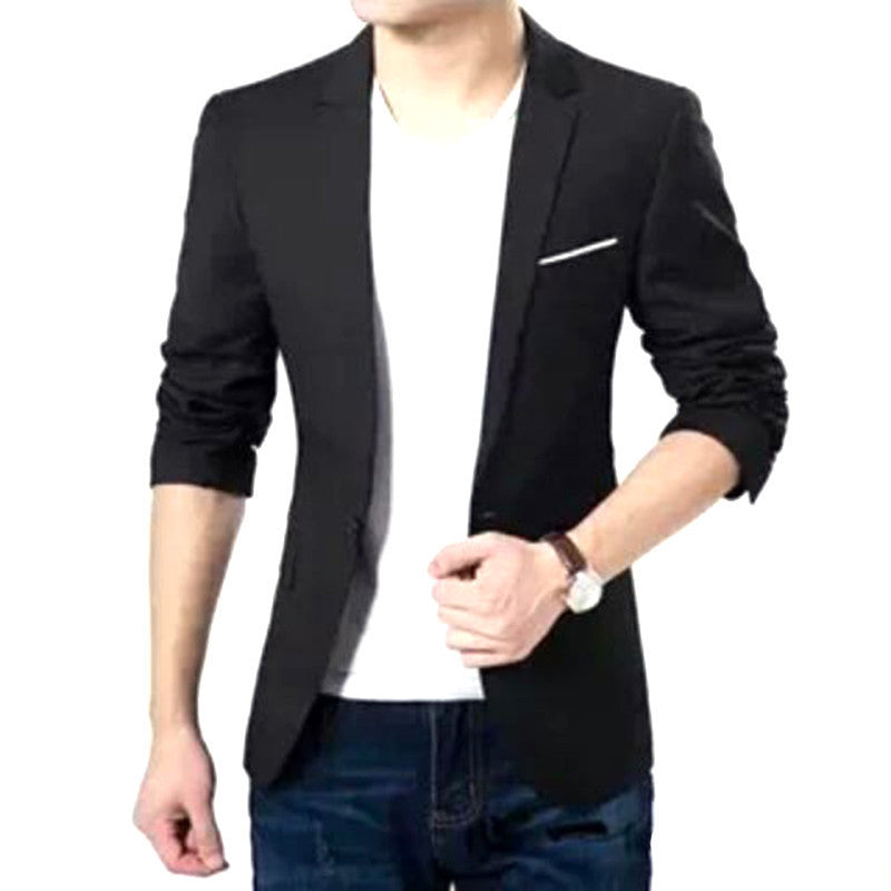leisure Suits Men Slim small suit coat Boys and young men thin suit #MC016