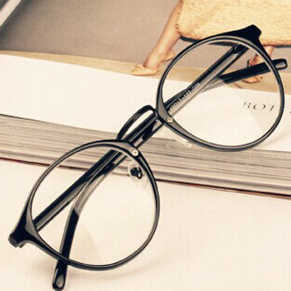 Mens Womens Nerd Glasses Clear Lens Eyewear Unisex Retro Eyeglasses Spectacles-Dollar Bargains Online Shopping Australia