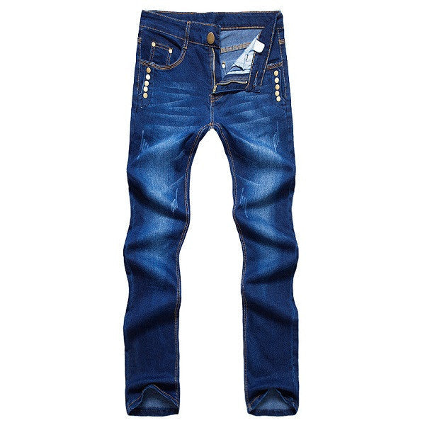 male black skinny jeans shorts men's clothing trend slim small trousers male casual trousers Large size 27-36-Dollar Bargains Online Shopping Australia