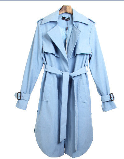 spring fashion/Casual women's Trench Coat long Outerwear loose clothes for lady good C0246-Dollar Bargains Online Shopping Australia