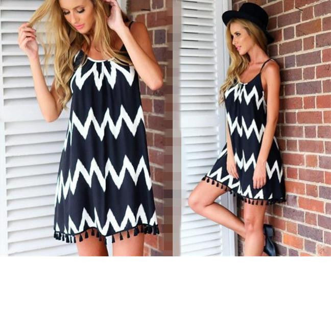 Summer Dress Robe Backless Sling Strap Back Chiffon Beach Dress Women Clothing Robe Femme Vestido De Festa