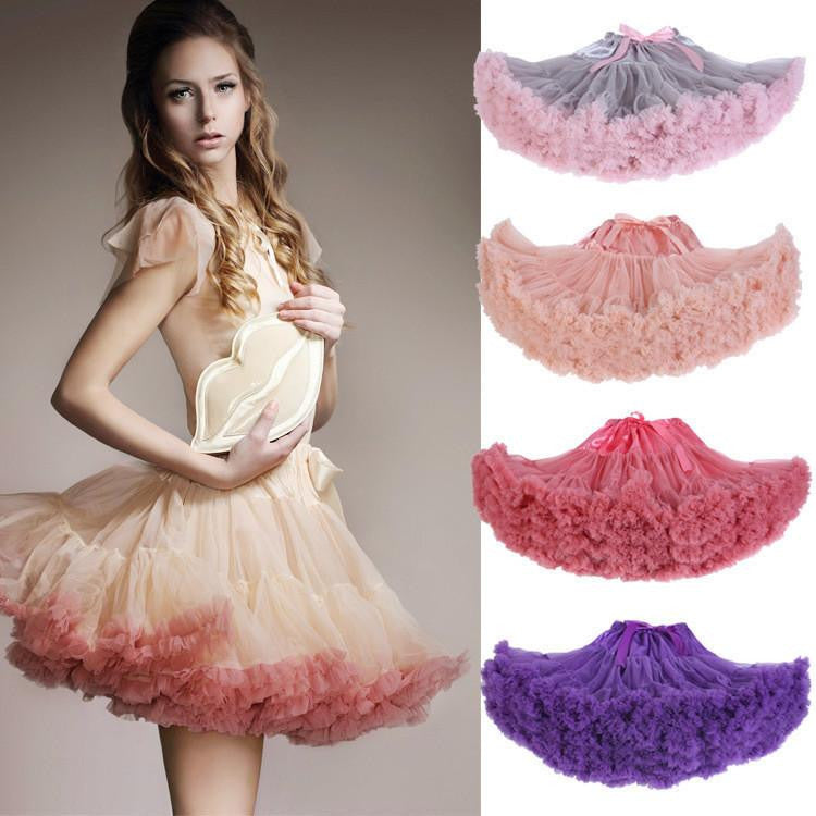 Teenage girl Adult women Women tutu Party dance adult skirt XC001