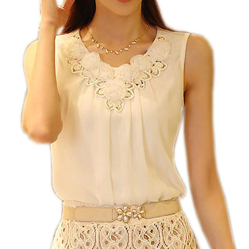 women blouses tops white chiffon blouse plus size women clothes