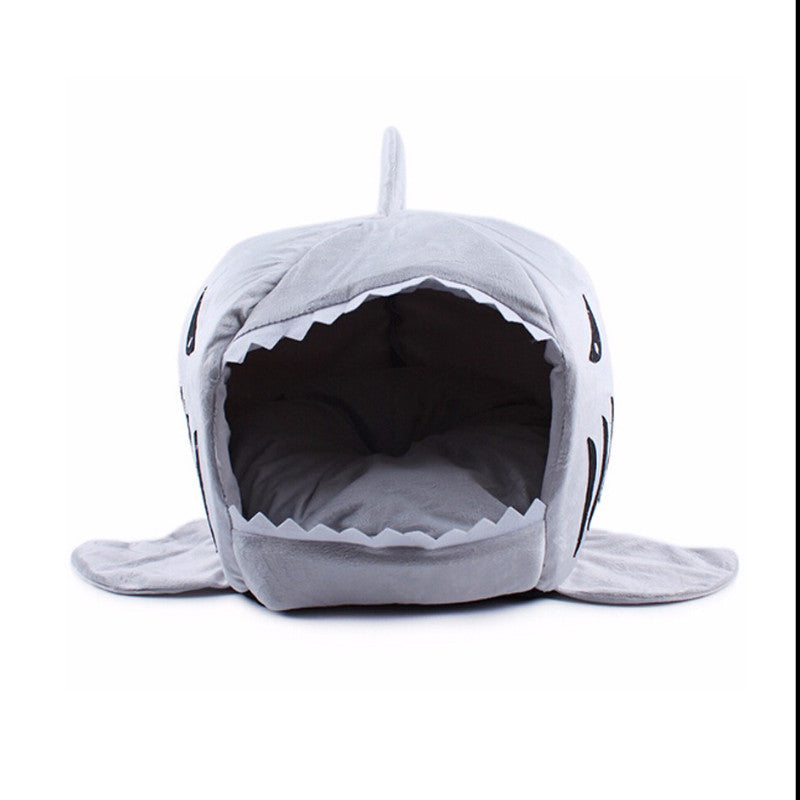 2 Size Pet Products Warm Soft Dog House Pet Sleeping Bag Shark Dog Kennel Cat Bed Cat House-Dollar Bargains Online Shopping Australia