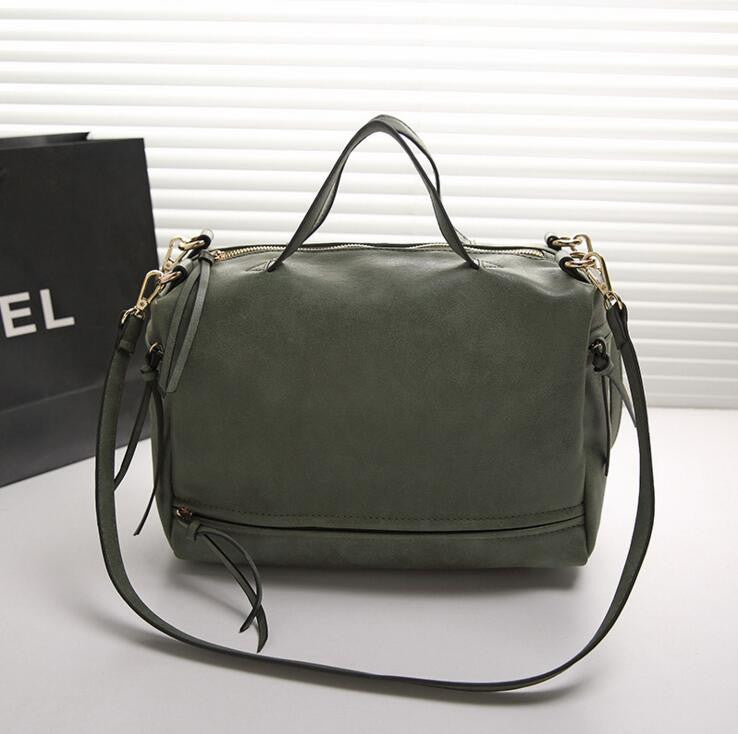 Arrive Women's Shoulder Bag Nubuck Leather Vintage Messenger Bag Motorcycle Shoulder Bags Women's Bag-Dollar Bargains Online Shopping Australia
