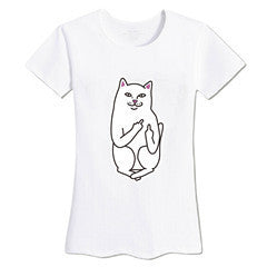 H149 Cat Pocket Women T-shirt Summer Style Tee Harajuku Women Tops Plus size 4XL-Dollar Bargains Online Shopping Australia