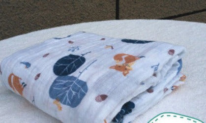 120x120cm Muslin Baby Swaddling Blanket born Infant 100% Cotton Swaddle Towel Random Delivery-Dollar Bargains Online Shopping Australia