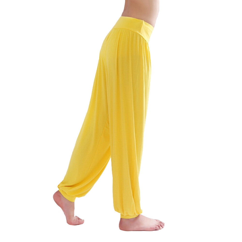 Yoga Pants Women Bloomers Dance Yoga TaiChi Full Length Pants Smooth Antistatic Pants B2C Shop-Dollar Bargains Online Shopping Australia