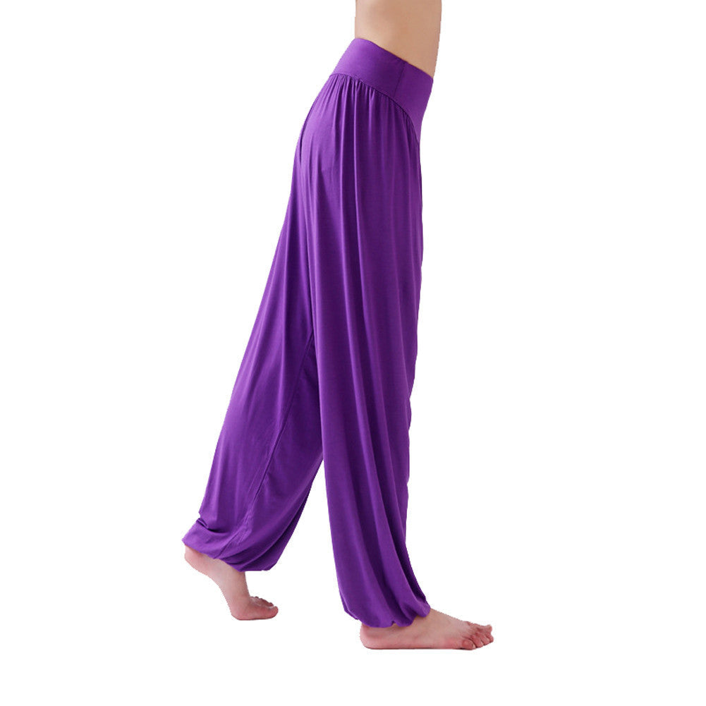 Yoga Pants Women Bloomers Dance Yoga TaiChi Full Length Pants Smooth Antistatic Pants B2C Shop-Dollar Bargains Online Shopping Australia