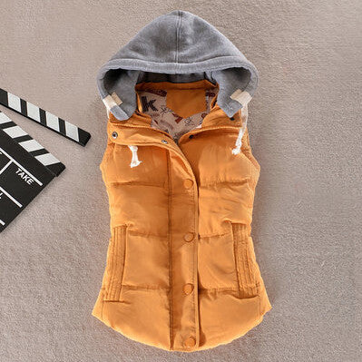 Plus Size 8 Colors Fashion Autumn Winter Coat Women Ladies Gilet Colete Feminino Casual Waistcoat Female Sleeveless Jacket AE269-Dollar Bargains Online Shopping Australia