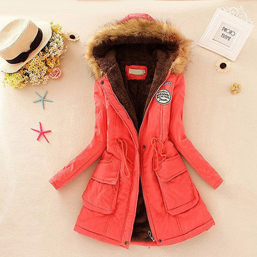 Winter Jacket Women Winter Womens Parka Casual Outwear Military Hooded Coat Long Femme Woman Clothes A1617-Dollar Bargains Online Shopping Australia