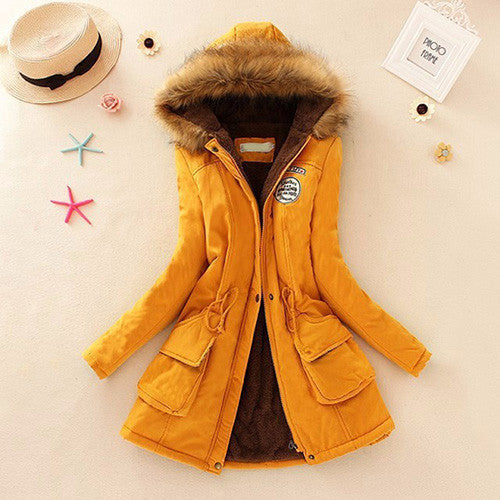 Winter Jacket Women Winter Womens Parka Casual Outwear Military Hooded Coat Long Femme Woman Clothes A1617-Dollar Bargains Online Shopping Australia