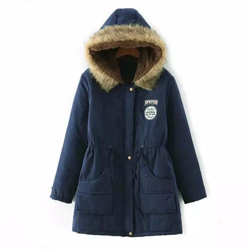 Winter Jacket Women Winter Womens Parka Casual Outwear Military Hooded Coat Long Femme Woman Clothes A1617-Dollar Bargains Online Shopping Australia