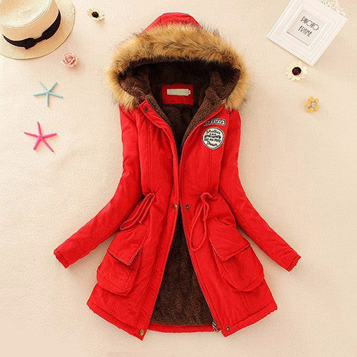 Winter Jacket Women Winter Womens Parka Casual Outwear Military Hooded Coat Long Femme Woman Clothes A1617-Dollar Bargains Online Shopping Australia