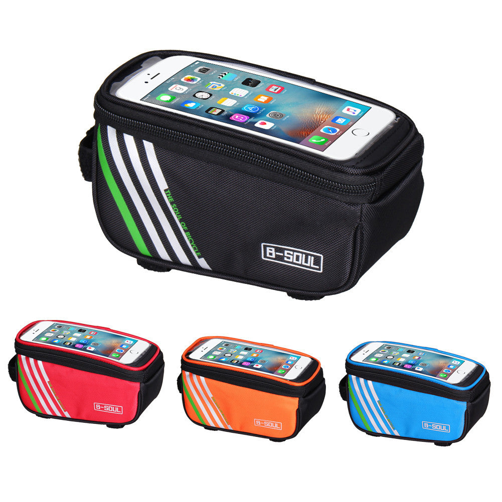 Multifuction 1.5L Waterproof Bicycle Bags Cycling Bike Frame Front Tube Mobile Phone Bag For Mountain bike City Bike EA14-Dollar Bargains Online Shopping Australia