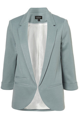 Blazer women autumn Candy Color Rolled up Sleeve boyfriend Style no buckle blazer feminino Slim Blazer-Dollar Bargains Online Shopping Australia