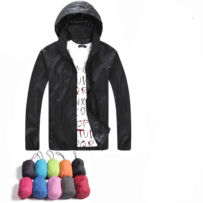Online discount shop Australia - Men Women Quick Dry Anti-Uv Waterproof Thin Jacket Windbreakers Breathable Coat Male Trekking Casual Sportwear,UA195