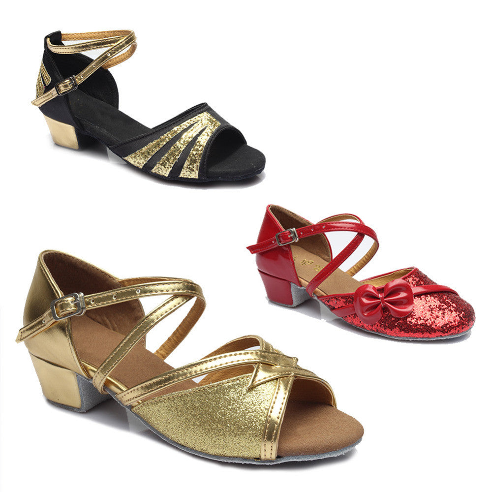 Ballroom Salsa tango latin dance shoes women Brands low heels dancing for kids girls womens children ladies shoe-Dollar Bargains Online Shopping Australia