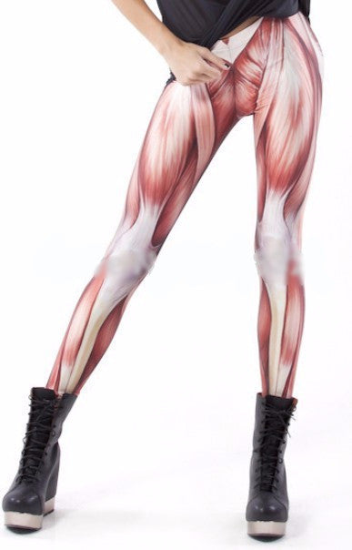 Online discount shop Australia - Leggings for Women Muscles Leggings punk Leggings Plus Size pants