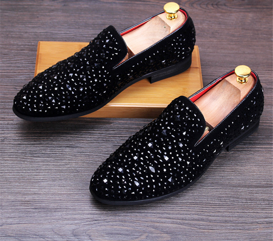 Online discount shop Australia - Men Pointed Toe Leather Shoes Fashion Cool Hairstylist Doug shoes Nightclub Men's Flat shoes Loafers Casual Shoes