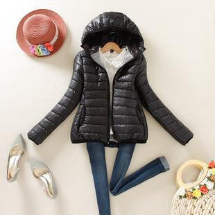 Women Winter Jacket Female Coat Ultra Light Down Coats Woman's Hooded Short Jackets Plus Size Parkas B998-Dollar Bargains Online Shopping Australia