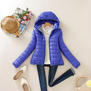 Women Winter Jacket Female Coat Ultra Light Down Coats Woman's Hooded Short Jackets Plus Size Parkas B998-Dollar Bargains Online Shopping Australia