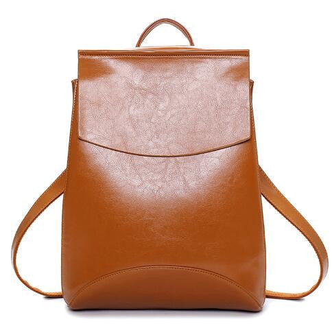 Pu Women Leather Backpacks School Bags Students Backpack Ladies Women's Travel Bags Leather Package Female Brand-Dollar Bargains Online Shopping Australia
