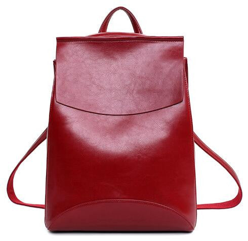 Pu Women Leather Backpacks School Bags Students Backpack Ladies Women's Travel Bags Leather Package Female Brand-Dollar Bargains Online Shopping Australia