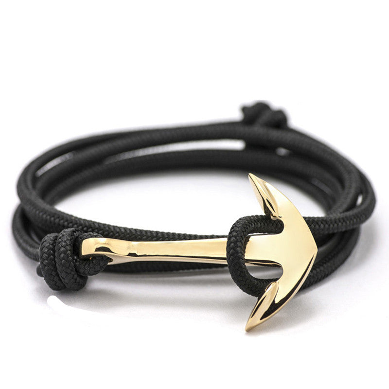 Silver Alloy Anchor Bracelet Multilayer Leather Risers Bracelet for Women&Men Friendship Bracelets High Quality-Dollar Bargains Online Shopping Australia