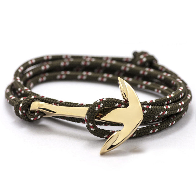 Silver Alloy Anchor Bracelet Multilayer Leather Risers Bracelet for Women&Men Friendship Bracelets High Quality-Dollar Bargains Online Shopping Australia