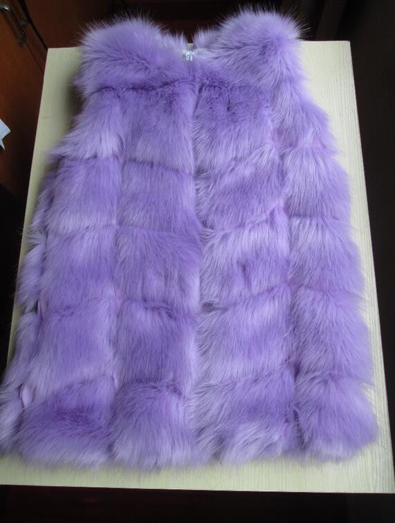 Winter Coat Women Fashion Import Overcoat Whole Peel Fox Fur Faux Vest High-Grade Cappa Fur Coat Leisure Women Coat-Dollar Bargains Online Shopping Australia