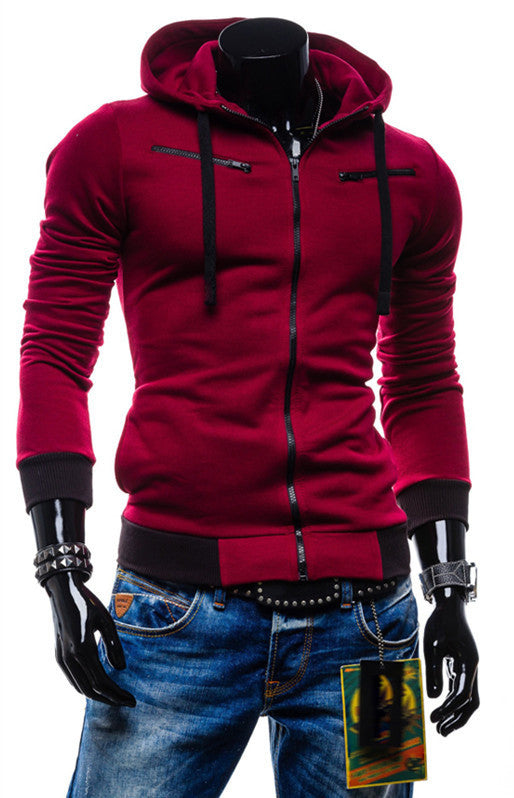 Autumn Cardigan Men Hoodies Jacket Brand Clothing Fashion Hoodies Man Casual Slim Hoody Sweatshirt Sportswear Zipper Hoodie-Dollar Bargains Online Shopping Australia