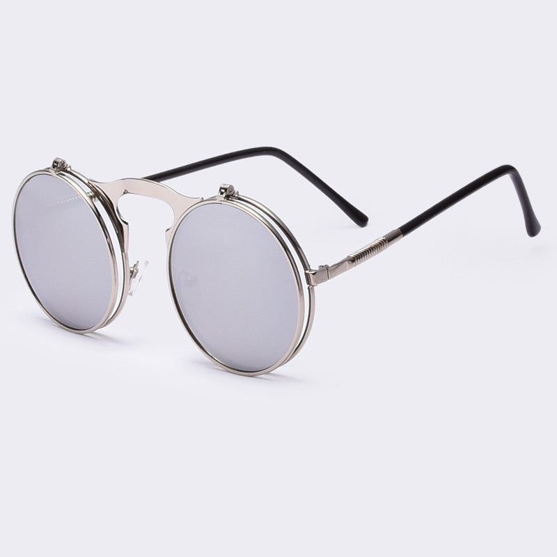 VINTAGE STEAMPUNK Sunglasses round Designer steam punk Metal women COATING SUNGLASSES Men Retro CIRCLE SUN GLASSES-Dollar Bargains Online Shopping Australia