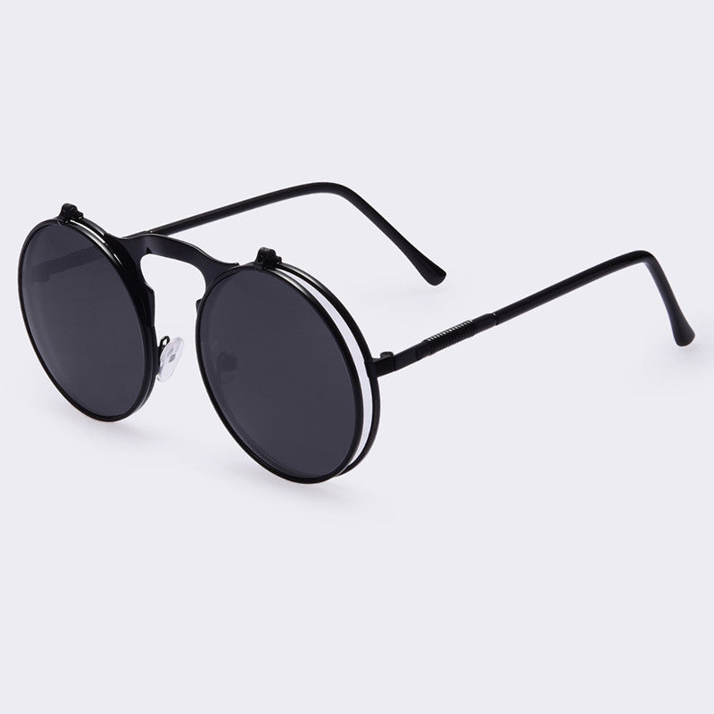 VINTAGE STEAMPUNK Sunglasses round Designer steam punk Metal women COATING SUNGLASSES Men Retro CIRCLE SUN GLASSES-Dollar Bargains Online Shopping Australia