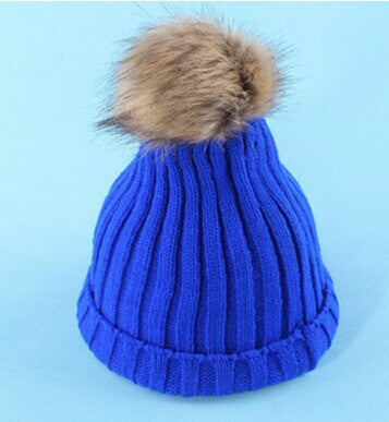 Women Spring Winter Hats Beanies Knitted Cap Crochet Hat Rabbit Fur Ear Protect Casual Cap-Dollar Bargains Online Shopping Australia