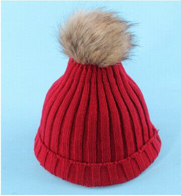 Women Spring Winter Hats Beanies Knitted Cap Crochet Hat Rabbit Fur Ear Protect Casual Cap-Dollar Bargains Online Shopping Australia
