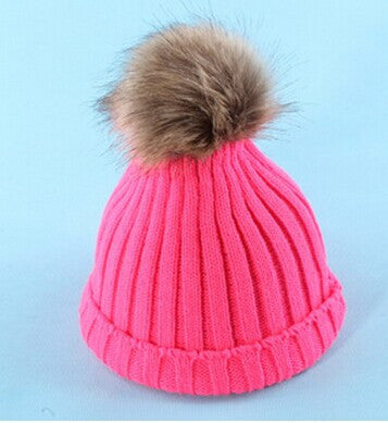 Women Spring Winter Hats Beanies Knitted Cap Crochet Hat Rabbit Fur Ear Protect Casual Cap-Dollar Bargains Online Shopping Australia
