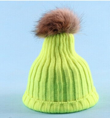 Women Spring Winter Hats Beanies Knitted Cap Crochet Hat Rabbit Fur Ear Protect Casual Cap-Dollar Bargains Online Shopping Australia